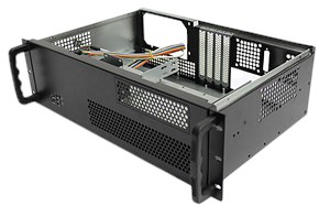 19" 3U Rack Chassis / Server Case, 300mm, ATX, without PSU, black