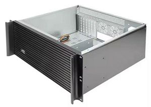 19" 4U Rack Chassis / Server Case, 390mm, ATX, without PSU, black