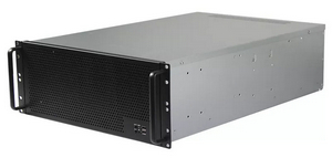 19" 4U Rack Chassis / Server Case, 650mm, ATX, without PSU, black