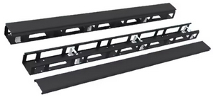 Cable management 2U (82mm) black